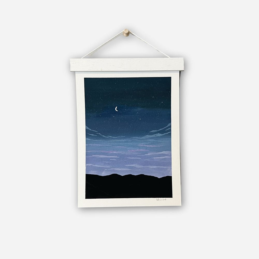 Purple Dusk - 6" x 8"