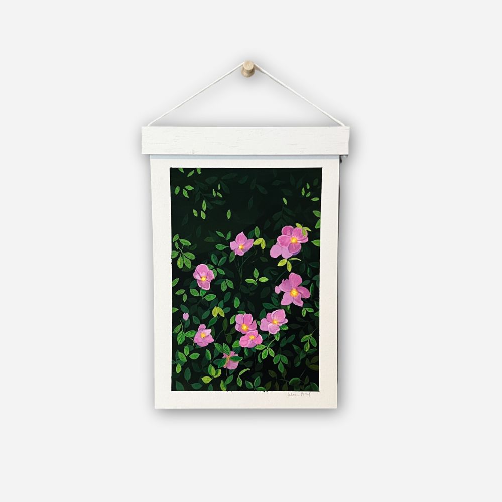 Wild Roses - 5" x 7"