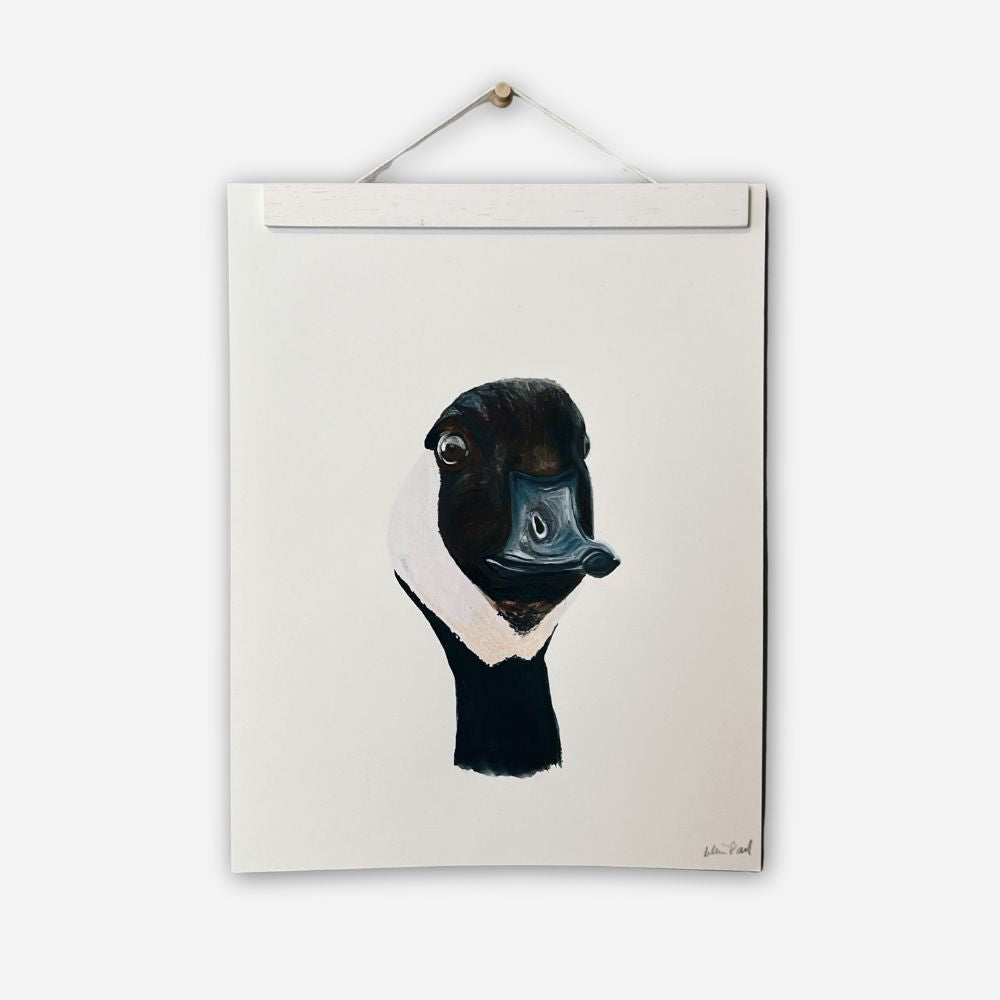 Portrait of Canadian Goose - 8.5" x 11"