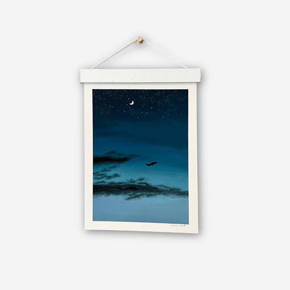 Night Flight - 6" x 8"